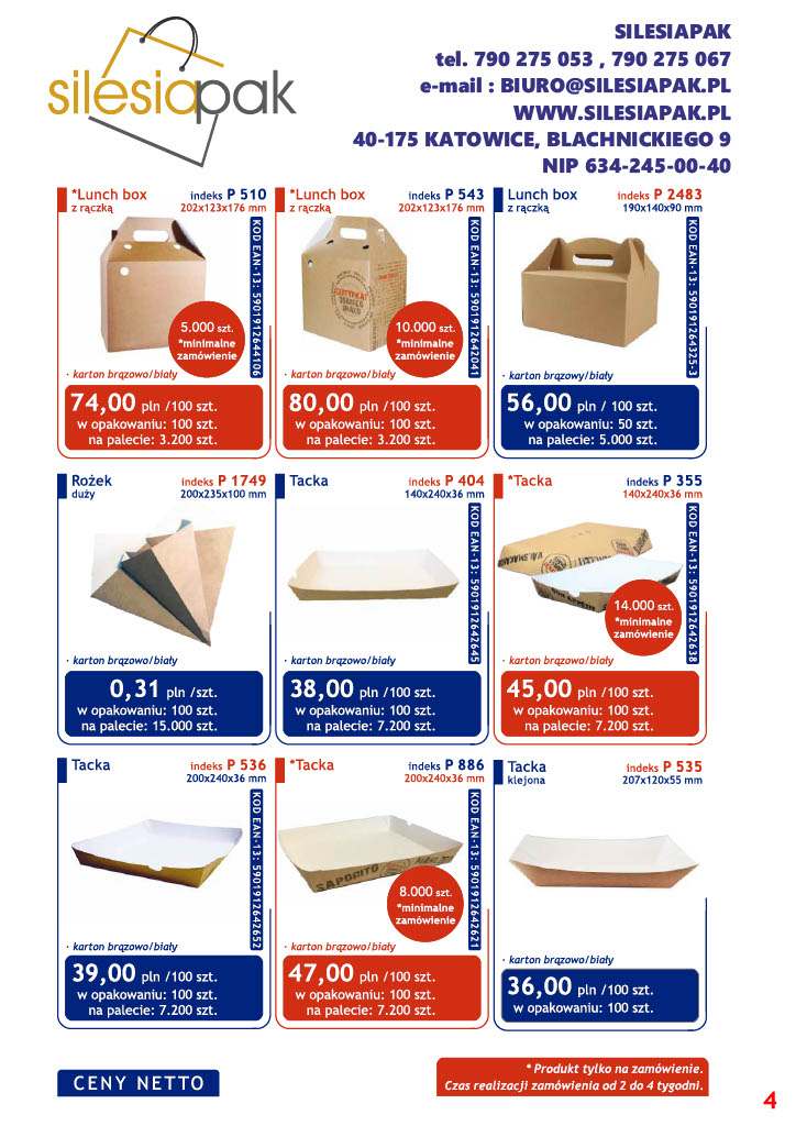 SILESIAPAK Opakowania Cateringowe