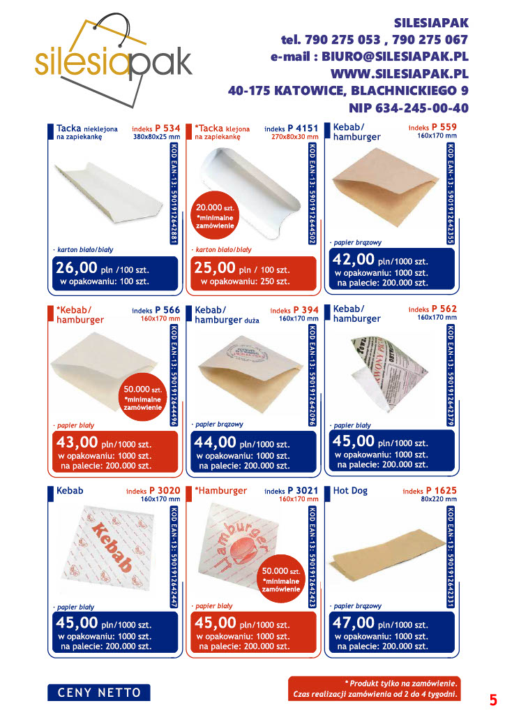 SILESIAPAK Opakowania Cateringowe